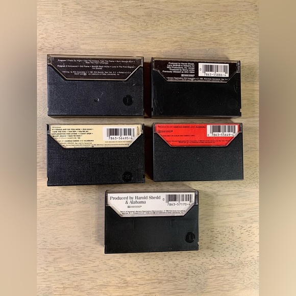 Alabama‎ Cassette Lot Of 5 - Picture 3 of 5